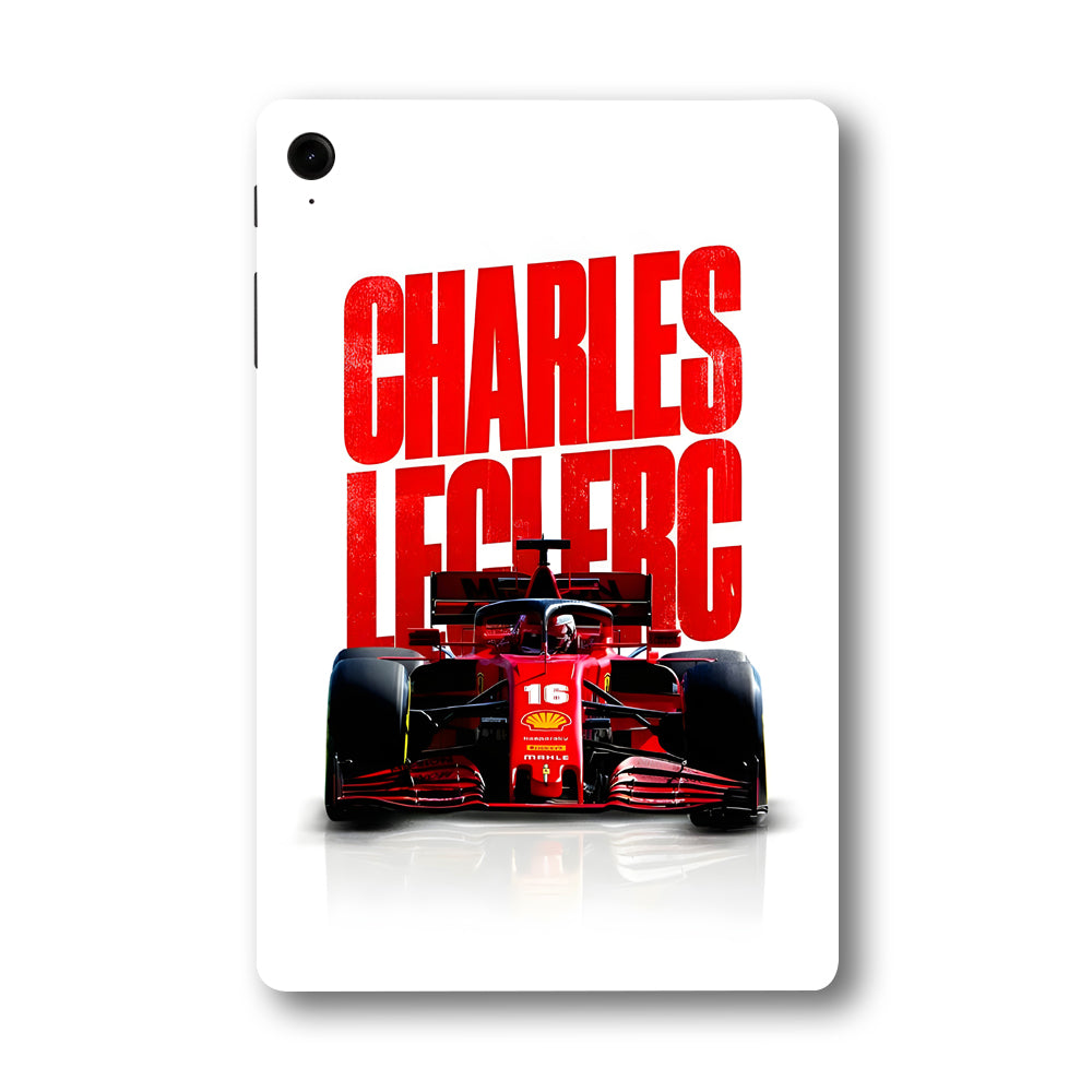 Samsung Galaxy Tab S9 FE Charles Leclerc Ferrari Cars & Bikes Tablet Skins
