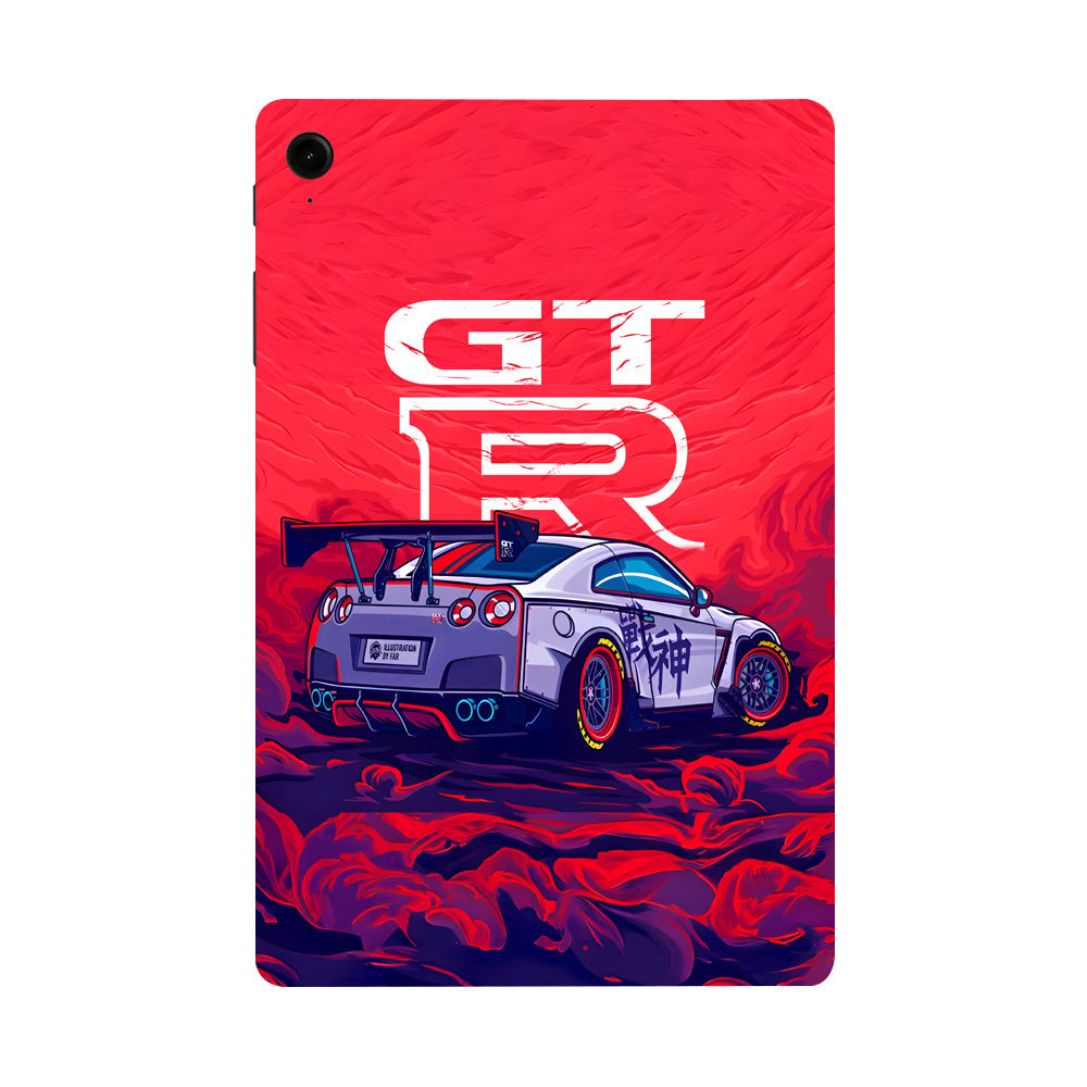 Samsung Galaxy Tab S9 FE Nissan GTR Racing Edition Cars & Bikes 3D Tablet Skin