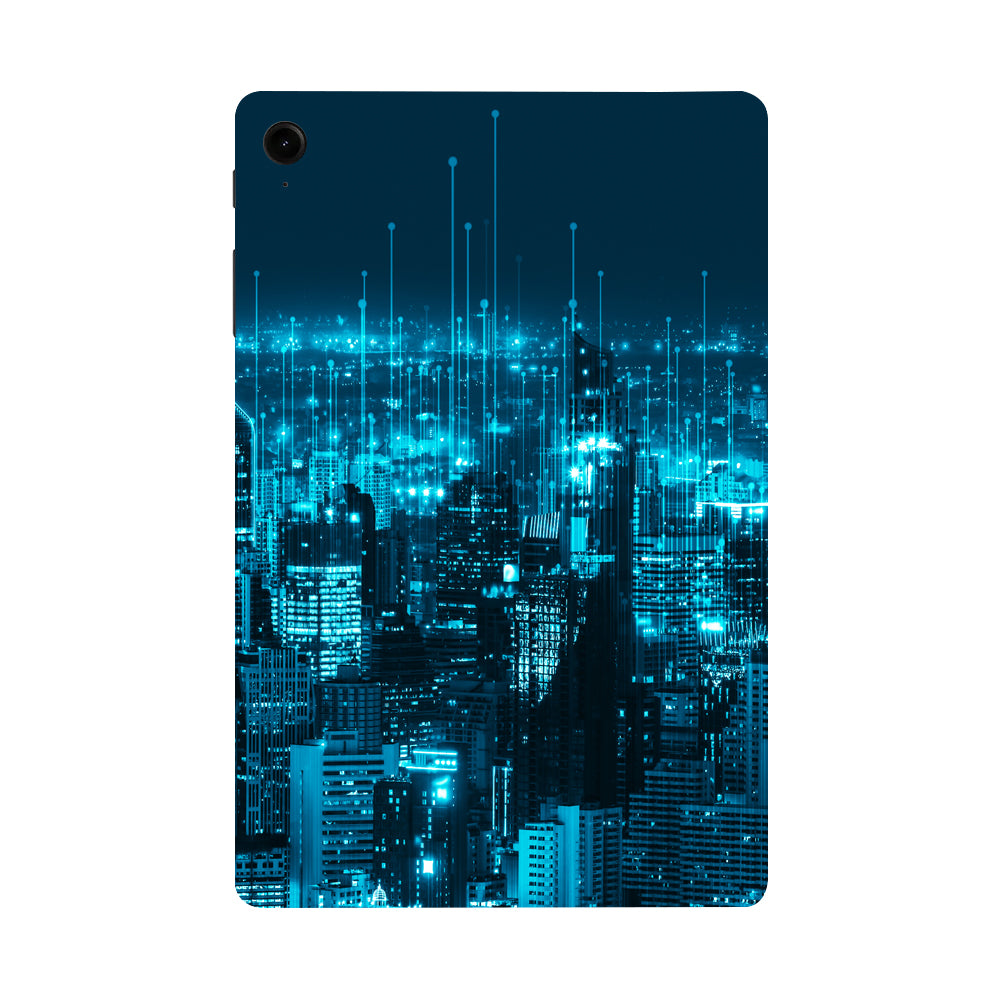 Samsung Galaxy Tab S9 FE Night City View Tablet Skin