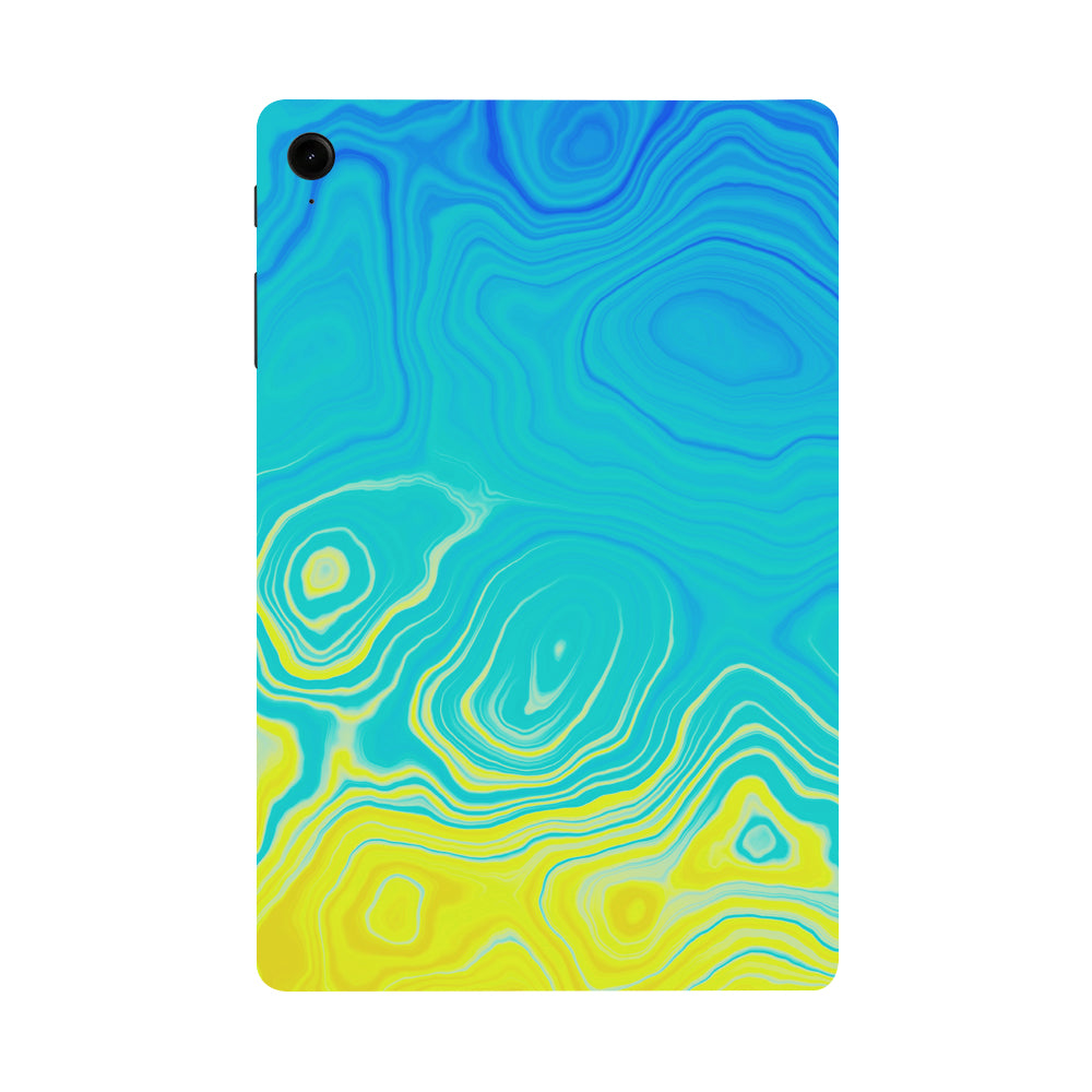 Samsung Galaxy Tab S9 Ocean Gradient Waves Tablet Skins