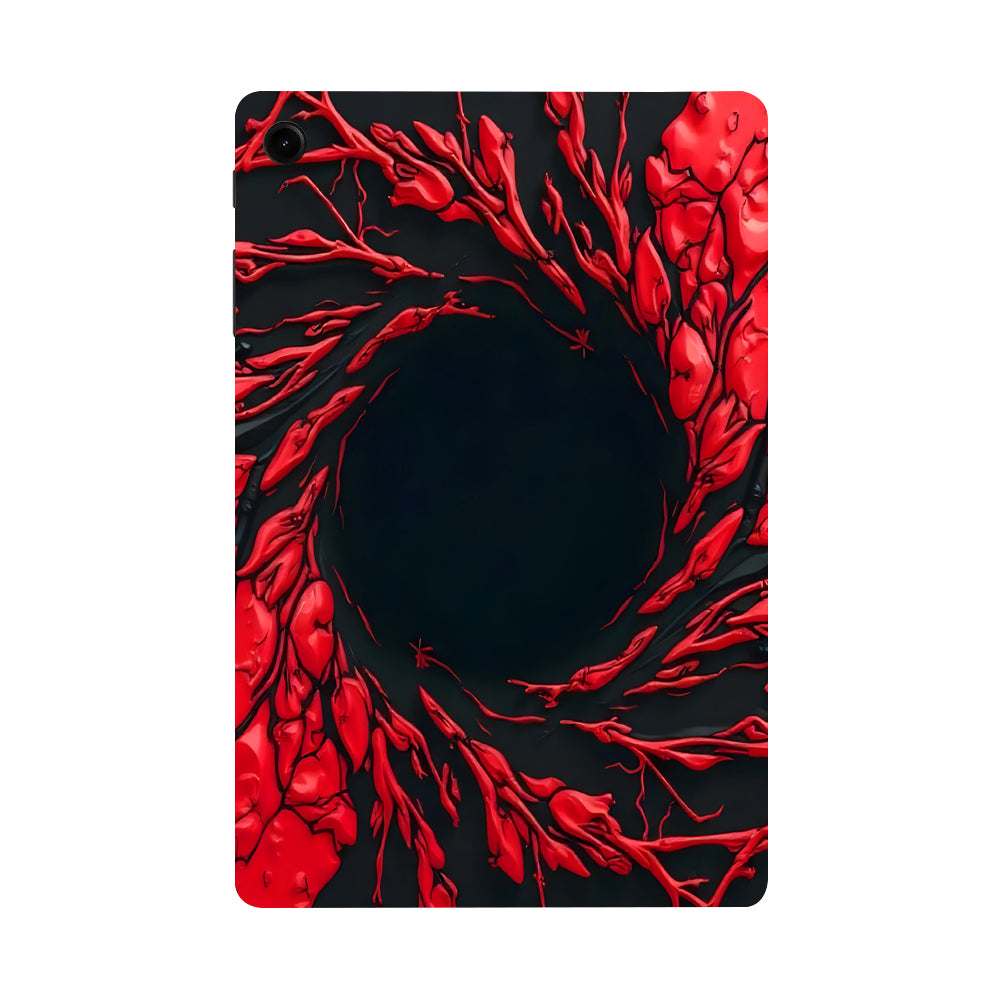 Samsung Galaxy Tab S9 FE Spiderman Web Red Movies Tablet Skins