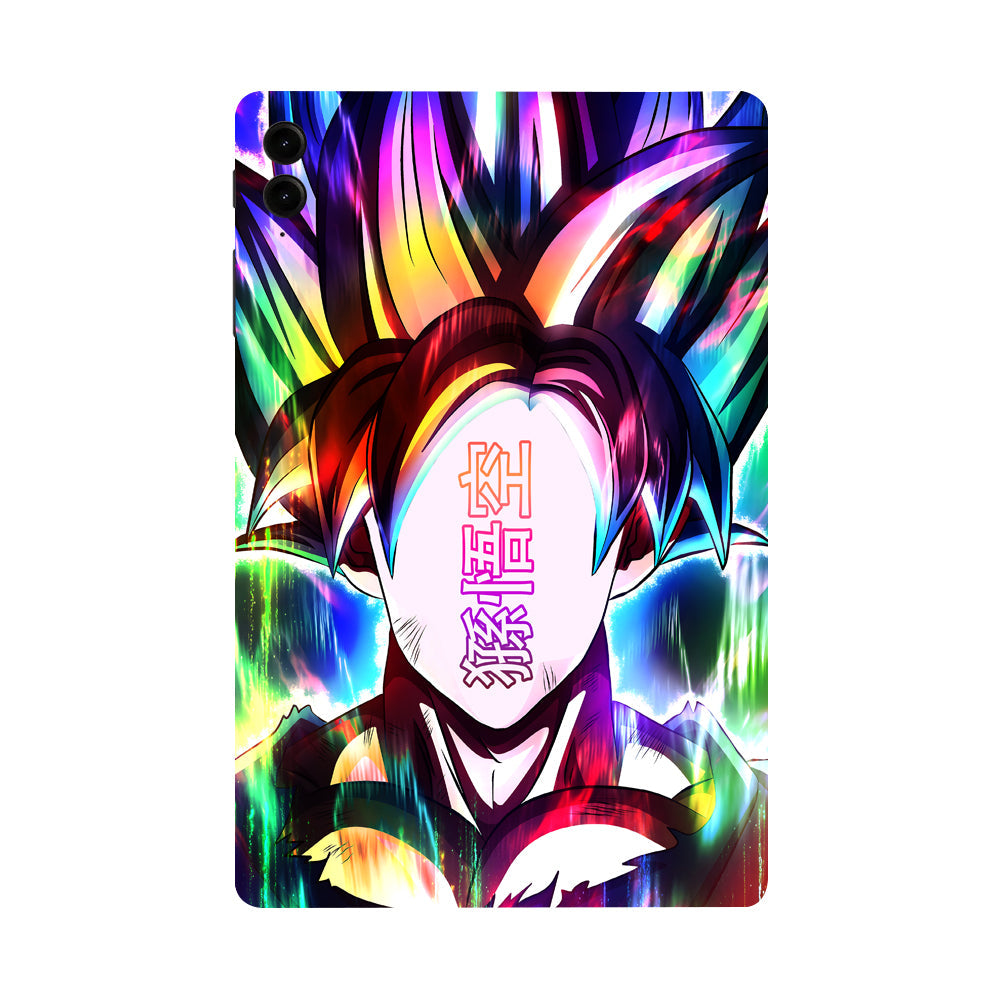 Samsung Galaxy Tab S9 FE Plus Super Saiyan Mode Anime Tablet Skins