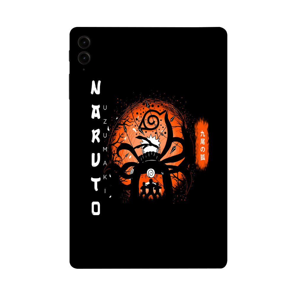 Samsung Galaxy Tab S9 FE Plus Kyuubi No Kitsune Naruto Uzumaki Anime Tablet Skins