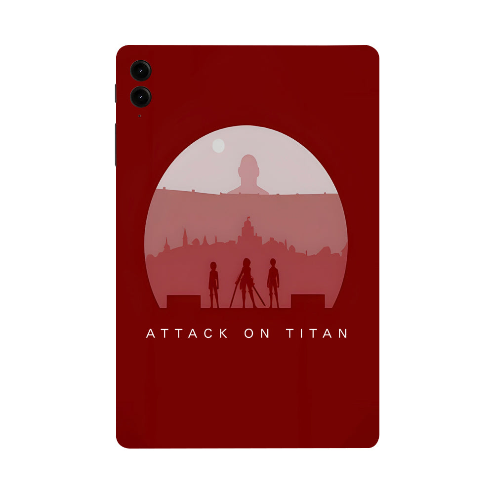 Samsung Galaxy Tab S9 FE Plus Attack On Titan Anime Tablet Skins