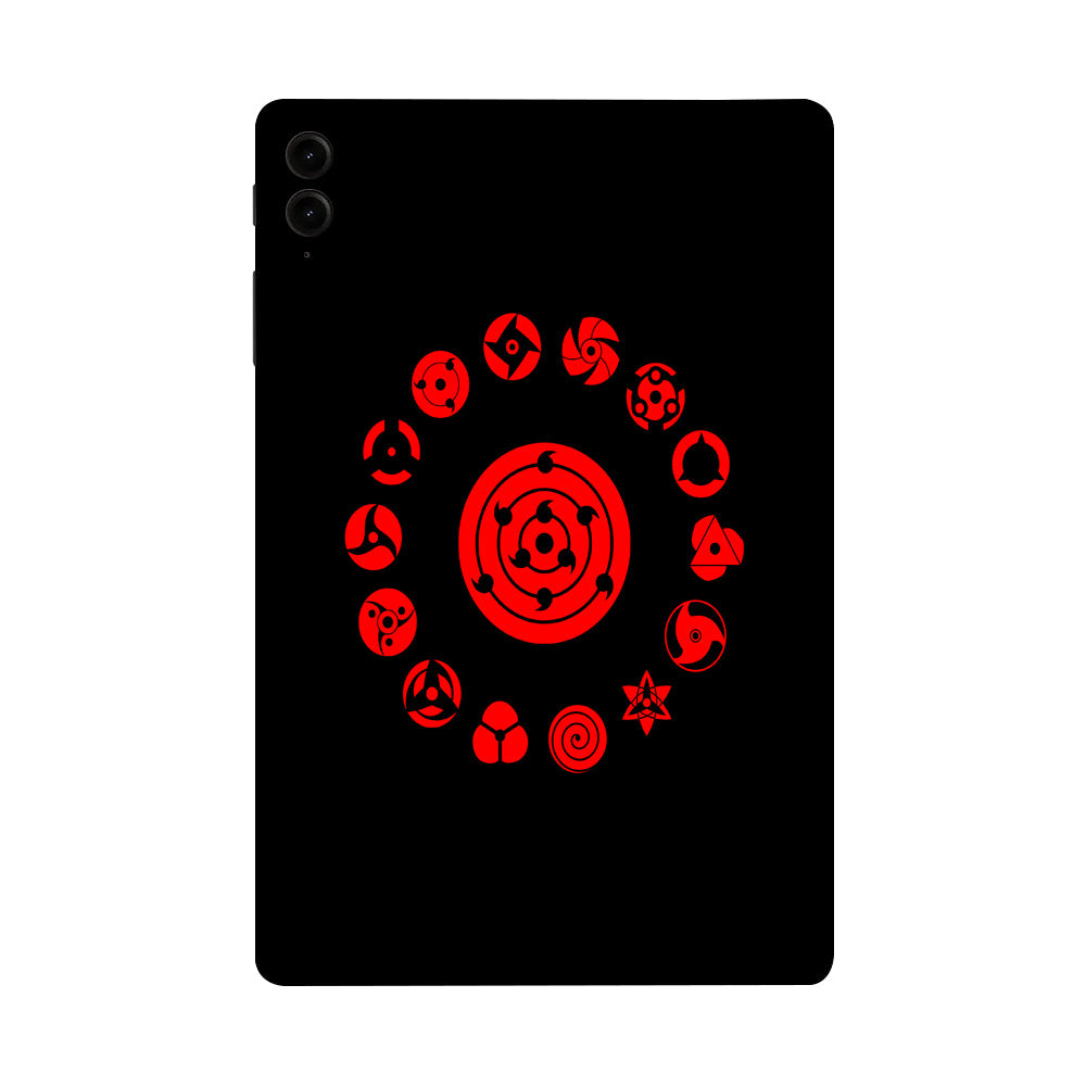 Samsung Galaxy Tab S9 FE Plus All Sharingan Naruto Anime Tablet Skins