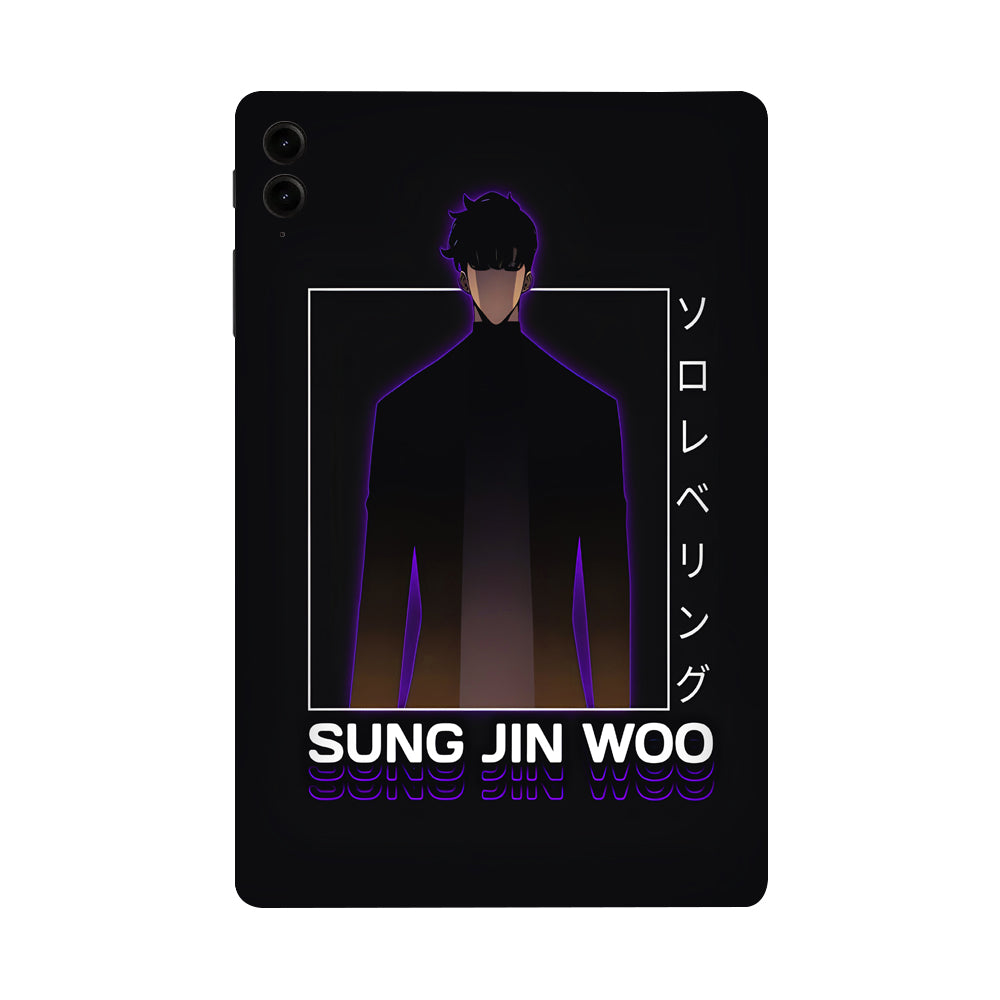 Samsung Galaxy Tab S9 FE Plus Sung Jin Woo Solo Leveling Anime Tablet Skins
