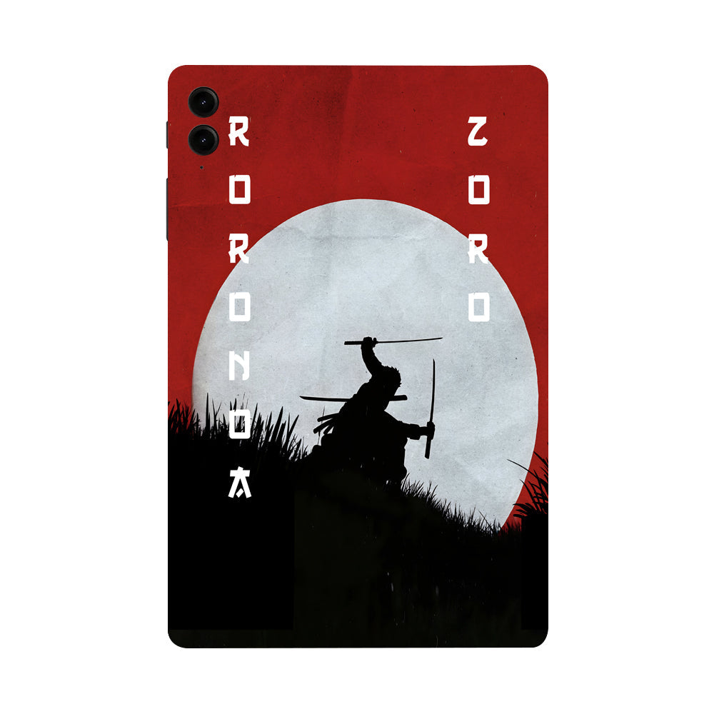Samsung Galaxy Tab S9 FE Plus Roronoa Zoro Santoryu Anime Tablet Skins