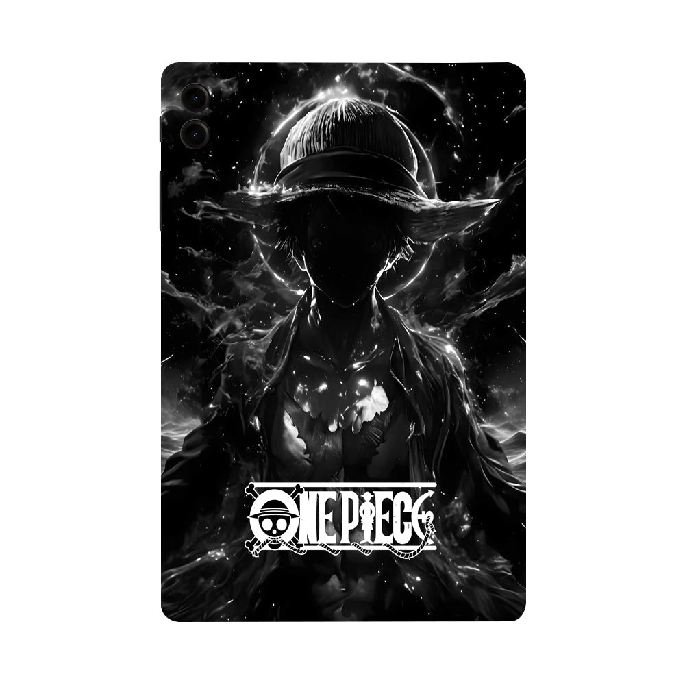Samsung Galaxy Tab S9 FE Plus Luffy in Galactic Shadows Anime Tablet Skins