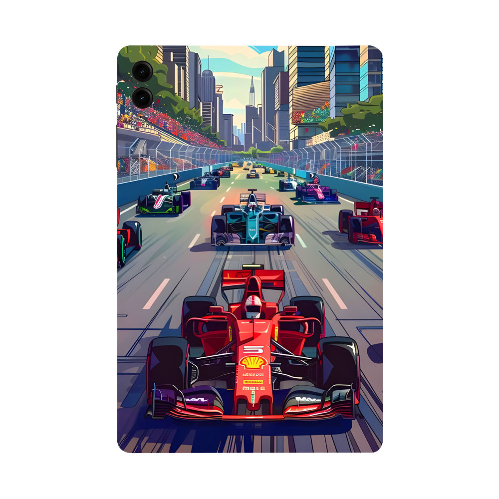 Samsung Galaxy Tab S9 FE Plus Urban Speed Cars & Bikes Tablet Skins
