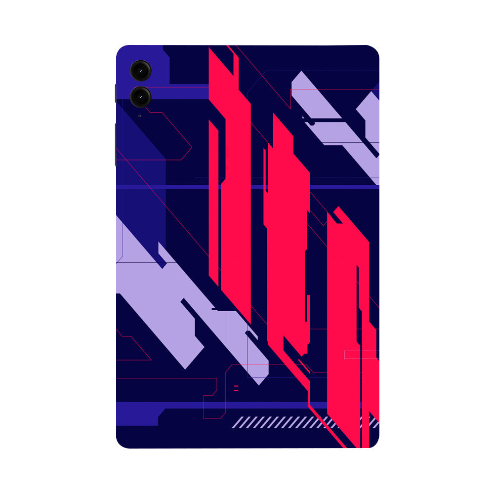Samsung Galaxy Tab S9 FE Plus Retro Innovative Illustration Tablet Skins