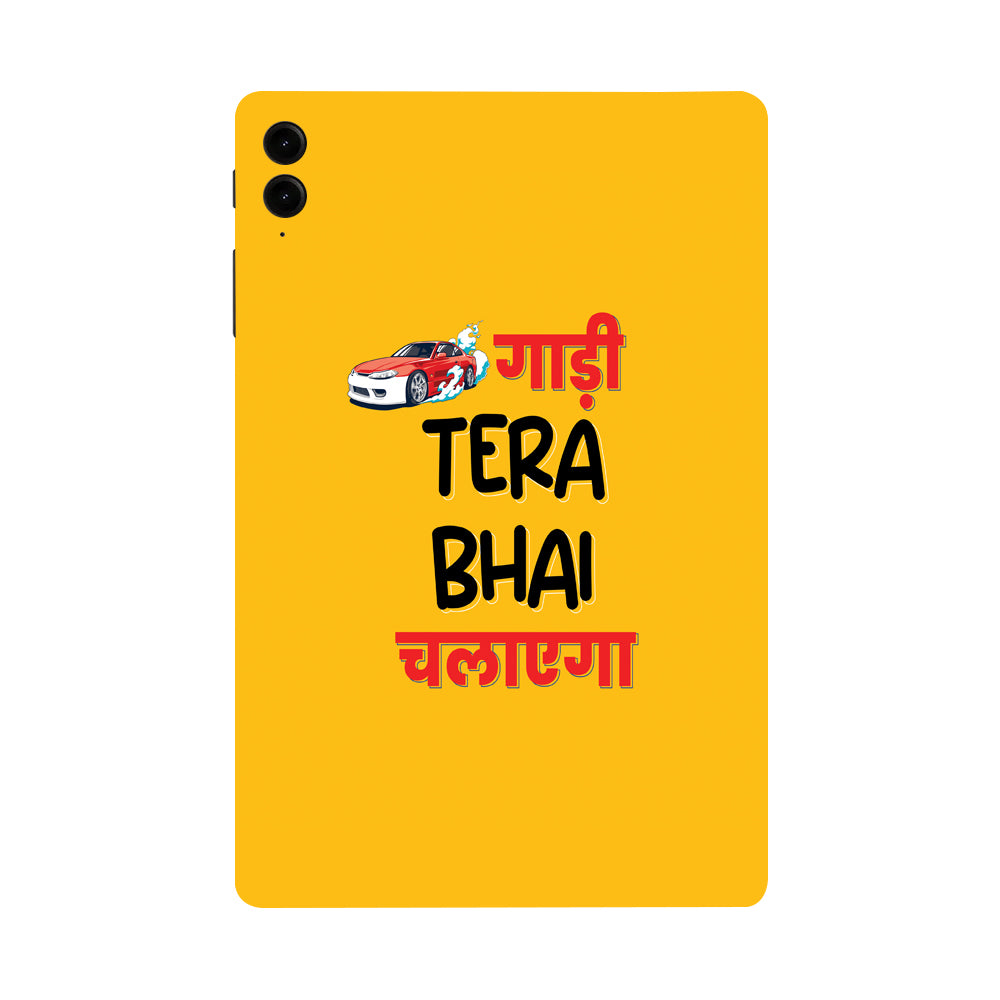 Samsung Galaxy Tab S9 FE Plus Gaadi tera bhai chalayega Tablet Skins