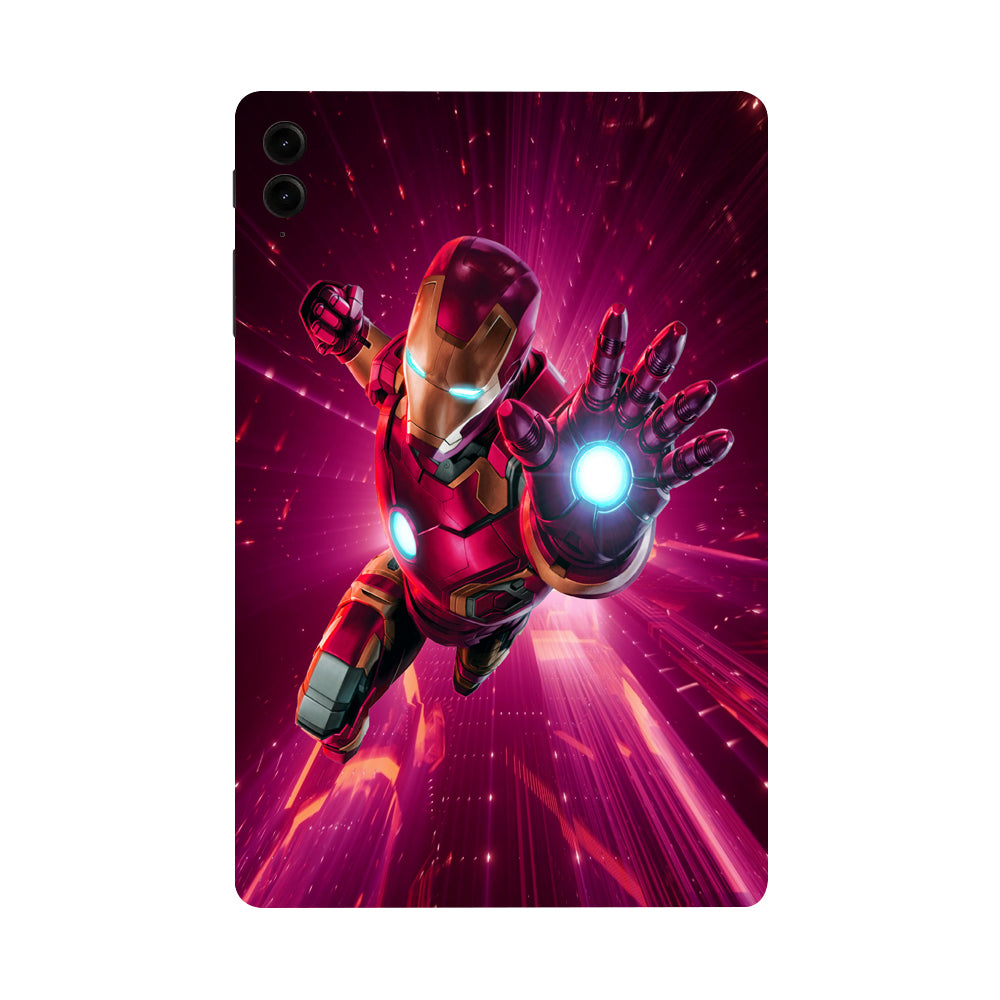 Samsung Galaxy Tab S9 FE Plus Iron Man in Action Movies Tablet Skins
