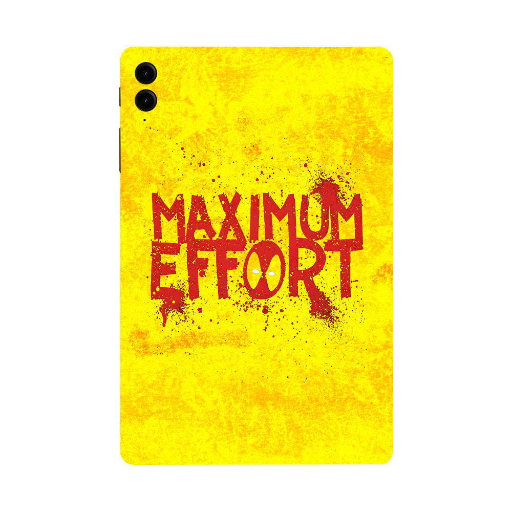 Samsung Galaxy Tab S9 FE Plus Deadpool Maximum Effort Movies Tablet Skins