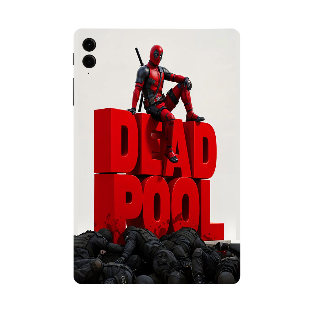 Samsung Galaxy Tab S9 FE Plus Deadpool Overkill Mode Movies Tablet Skins