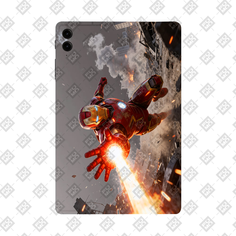 Samsung Galaxy Tab S9 FE Plus Transparent Iron Fist Tablet Skin
