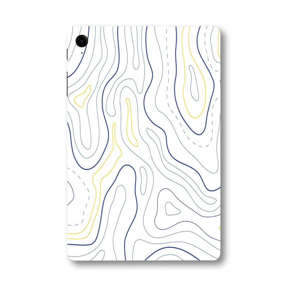 Samsung Galaxy Tab S9 Minimalist Colorful Contours Tablet Skins