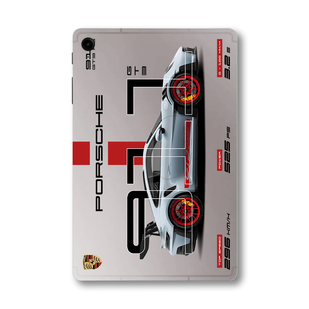 Samsung Galaxy Tab S9 Transparent Porsche 911 GT3 RS Cars & Bikes Tablet Skins