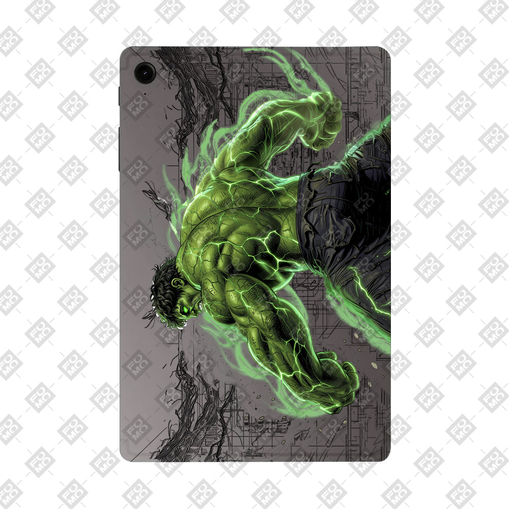 Samsung Galaxy Tab S9 Transparent Hulk Smash Tablet Skin
