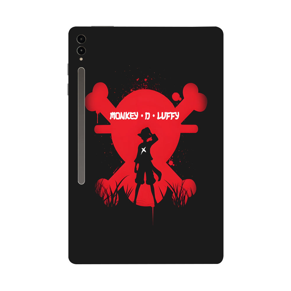 Samsung Galaxy Tab S9 Ultra 5G Monkey D Luffy In Red Anime Tablet Skins