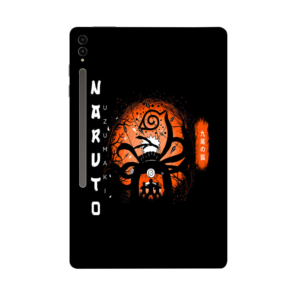 Samsung Galaxy Tab S9 Ultra 5G Kyuubi No Kitsune Naruto Uzumaki Anime Tablet Skins