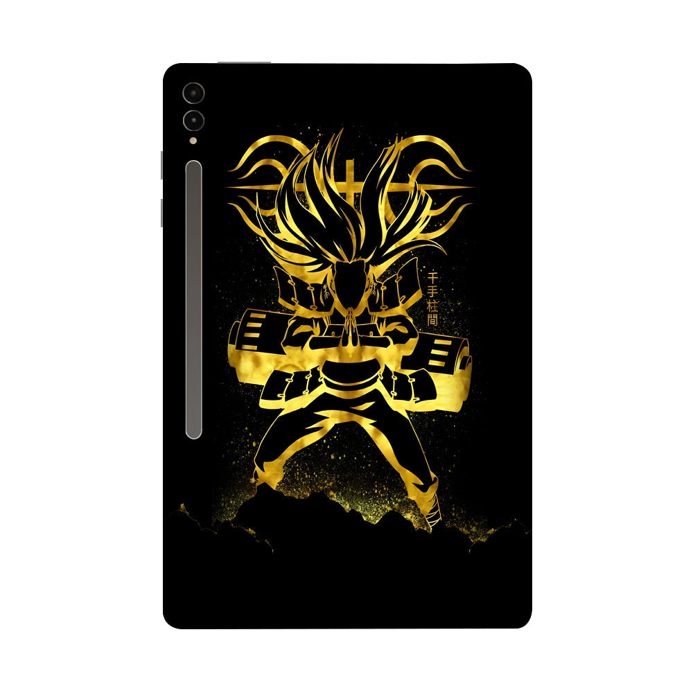 Samsung Galaxy Tab S9 Ultra 5G Hashirama Senju in Golden Splendor Anime Tablet Skins