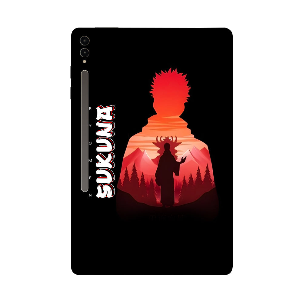 Samsung Galaxy Tab S9 Ultra 5G Ryomen Sukuna Silhouette Anime Tablet Skins