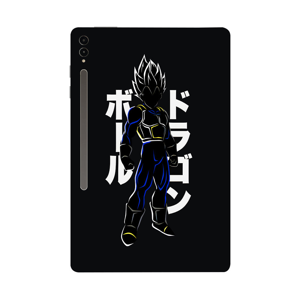 Samsung Galaxy Tab S9 Ultra 5G Dragon Ball Z Vegeta Anime Tablet Skins