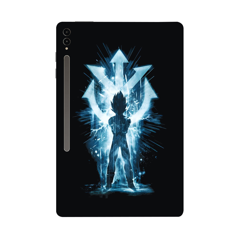 Samsung Galaxy Tab S9 Ultra 5G Vegeta in Electric Blue Anime Tablet Skins