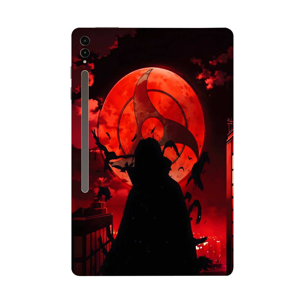 Samsung Galaxy Tab S9 Ultra 5G Shadow of Itachi The Mangekyou Anime Tablet Skins