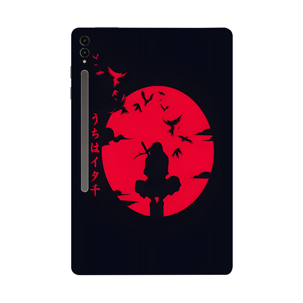 Samsung Galaxy Tab S9 Ultra 5G Uchiha Itachi Silhouette Anime Tablet Skins