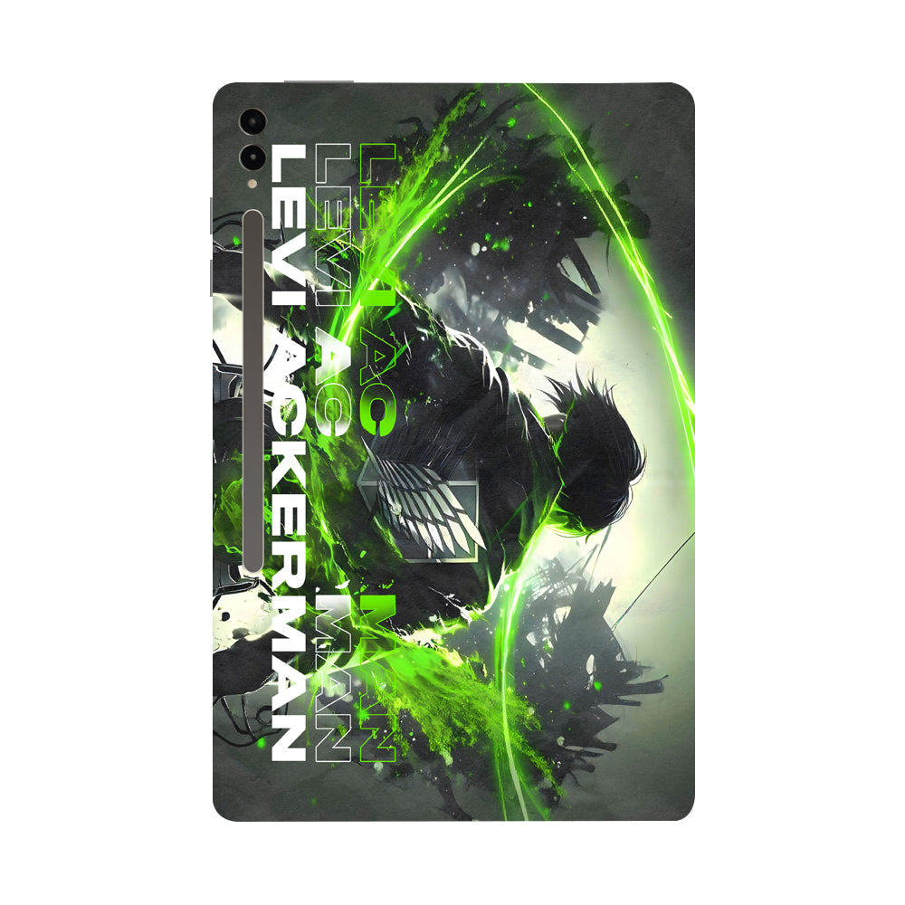 Samsung Galaxy Tab S9 Ultra 5G Levi Battle Fury Anime Tablet Skins