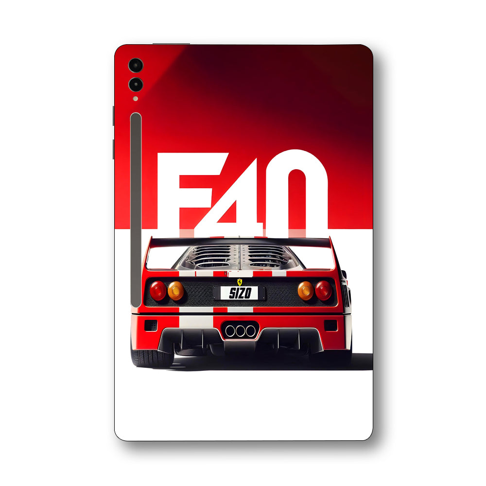Samsung Galaxy Tab S9 Ultra 5G Ferrari F40 Cars & Bikes Tablet Skins