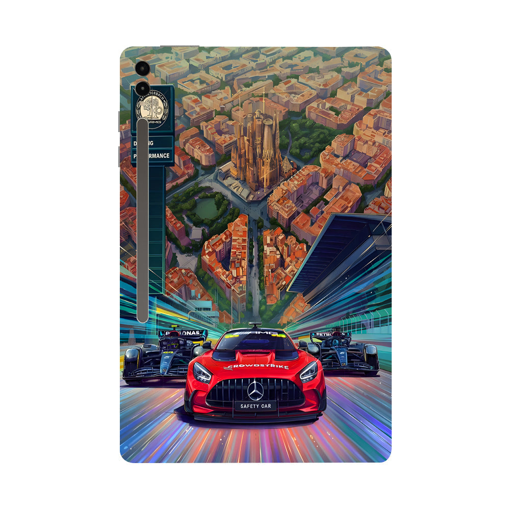 Samsung Galaxy Tab S9 Ultra 5G 2023 Spanish Grand Prix Cars & Bikes Tablet Skins