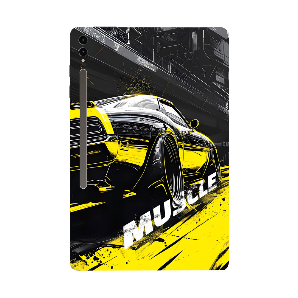 Samsung Galaxy Tab S9 Ultra 5G Black Muscle Cars & Bikes Tablet Skins