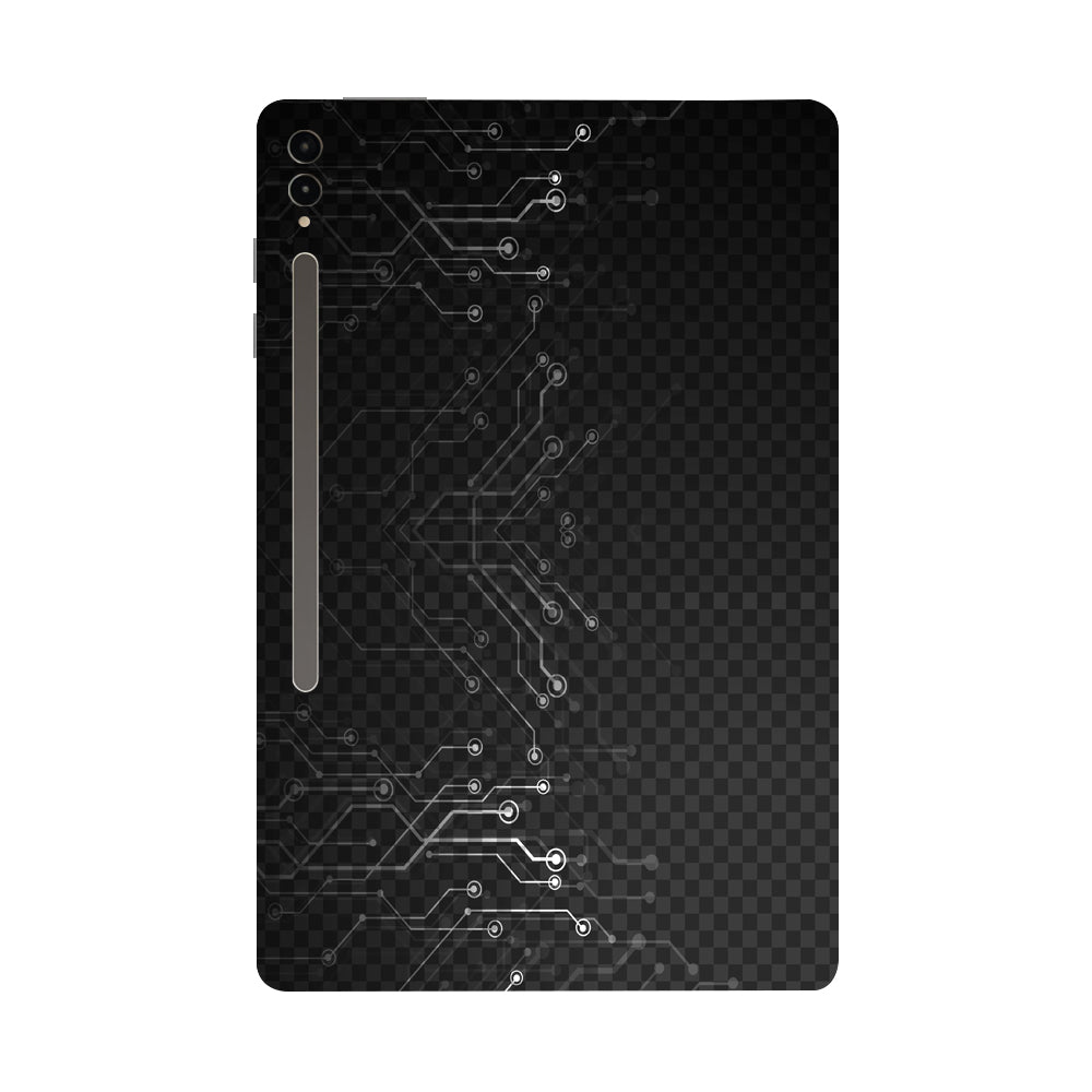 Samsung Galaxy Tab S9 Ultra 5G Black Digital Circuit Tablet Skins
