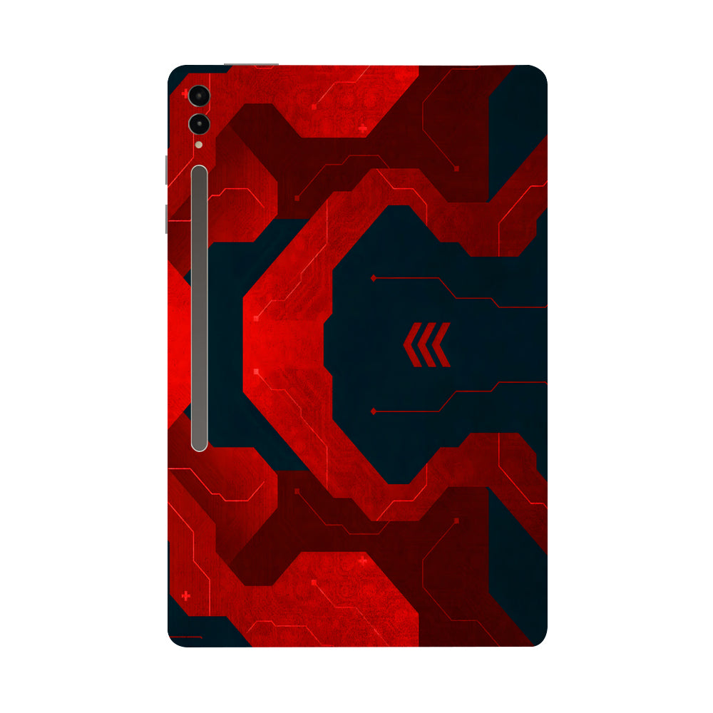 Samsung Galaxy Tab S9 Ultra 5G Red Flow Tablet Skins