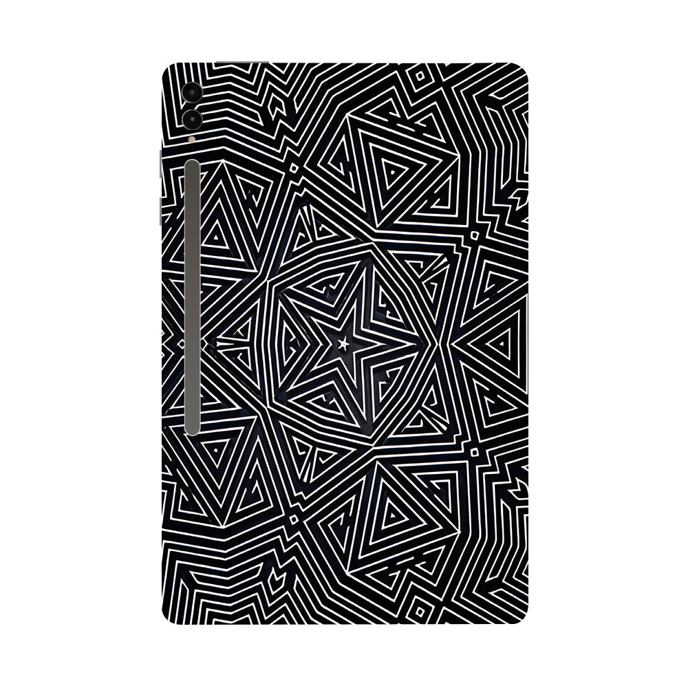 Samsung Galaxy Tab S9 Ultra 5G Monochrome Maze Tablet Skins