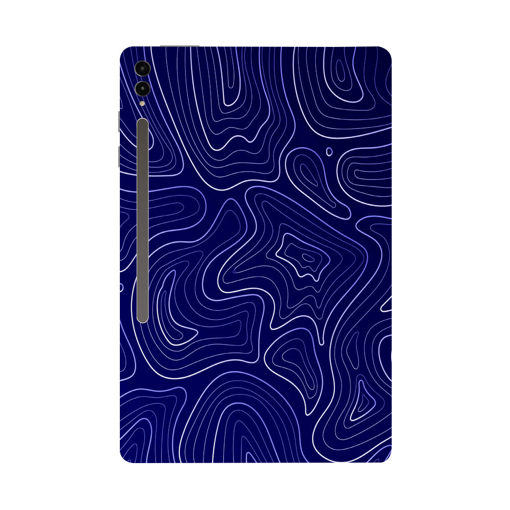 Samsung Galaxy Tab S9 Ultra 5G Deep Blue Contour Tablet Skins