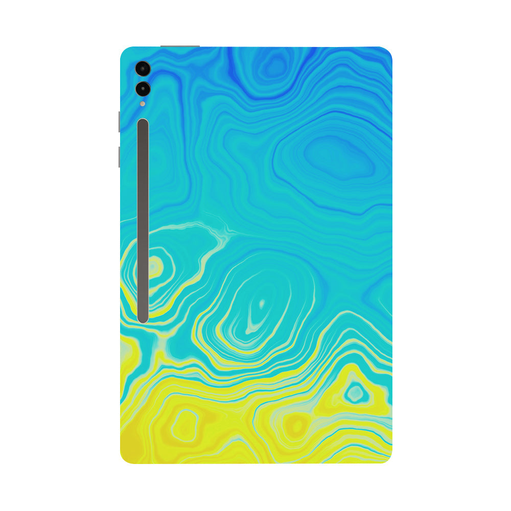 Samsung Galaxy Tab S9 Ultra 5G Ocean Gradient Waves Tablet Skins