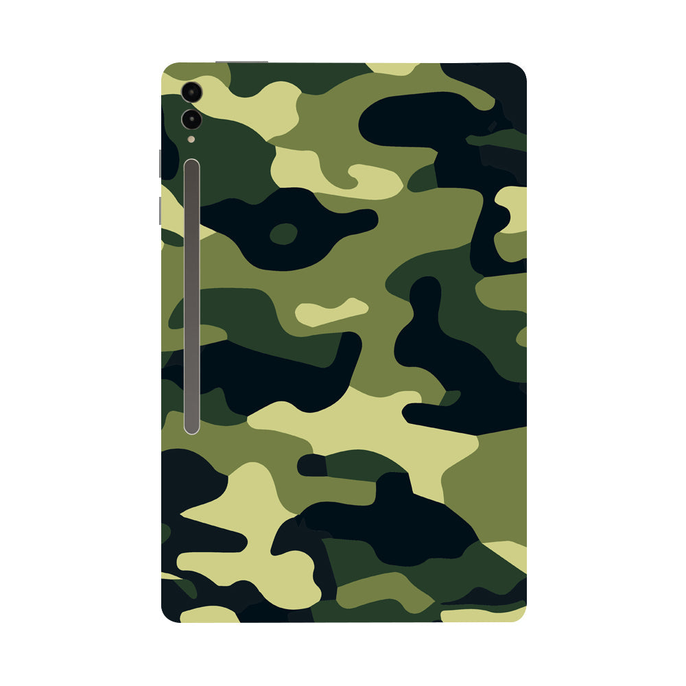 Samsung Galaxy Tab S9 Ultra 5G Forest Green Camo Tablet Skins