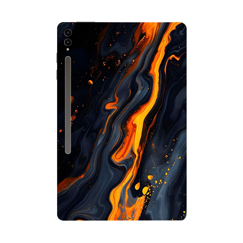Samsung Galaxy Tab S9 Ultra 5G Lava Marble Tablet Skins