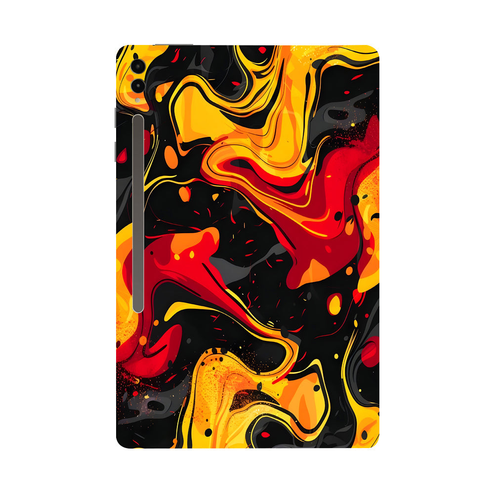 Samsung Galaxy Tab S9 Ultra 5G Lava Burst Tablet Skins