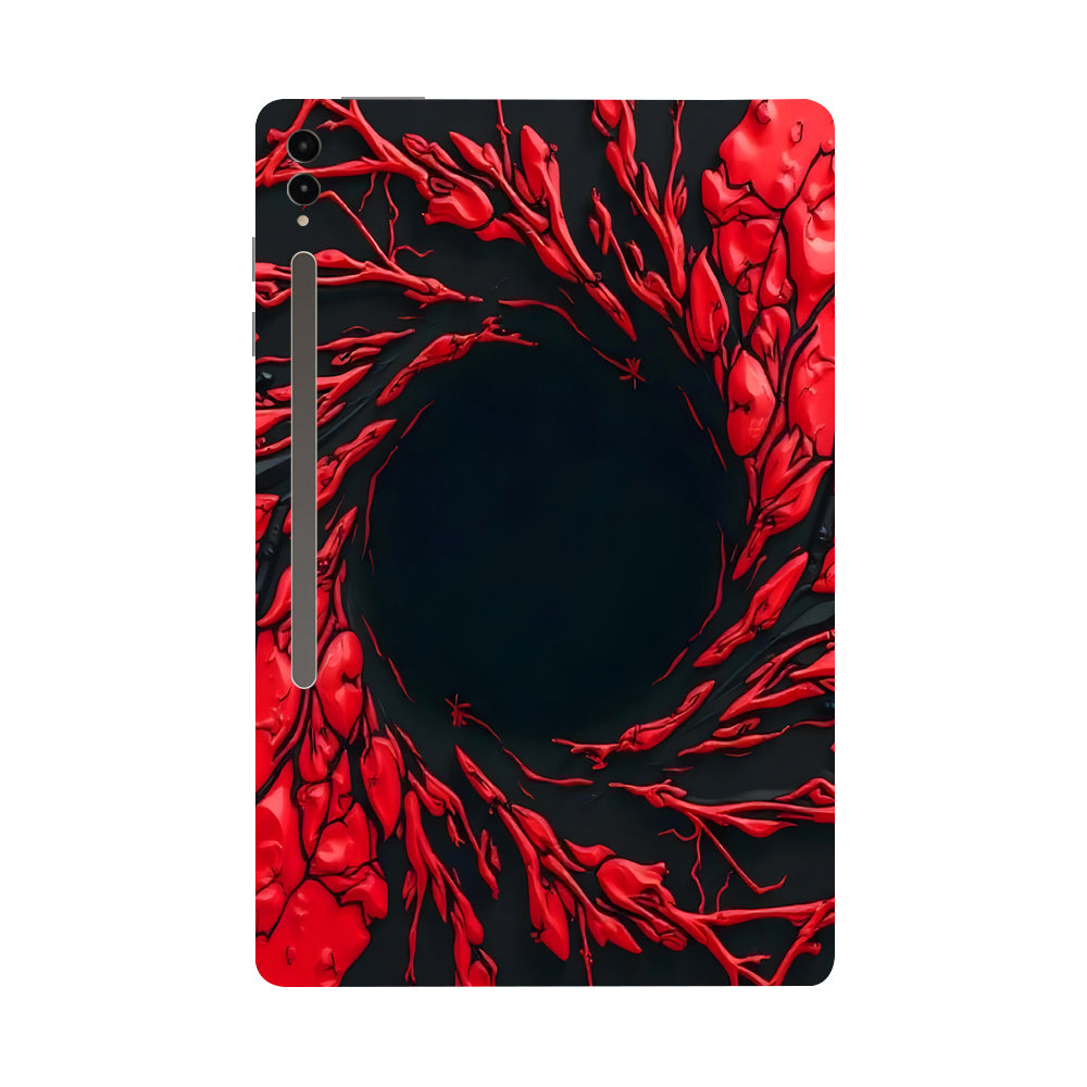 Samsung Galaxy Tab S9 Ultra 5G Spiderman Web Red Movies Tablet Skins