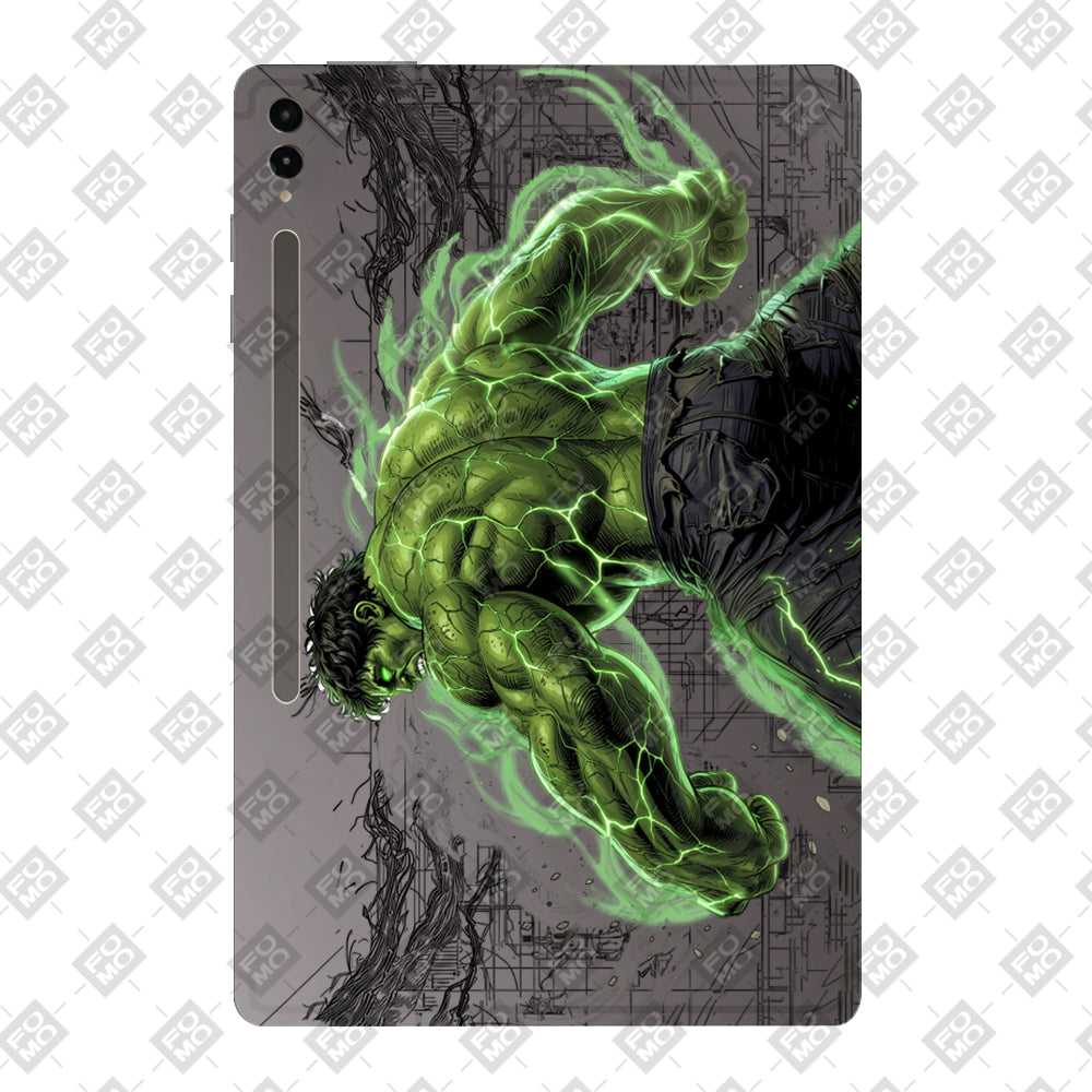 Samsung Galaxy Tab S9 Ultra 5G Transparent Hulk Smash Tablet Skin