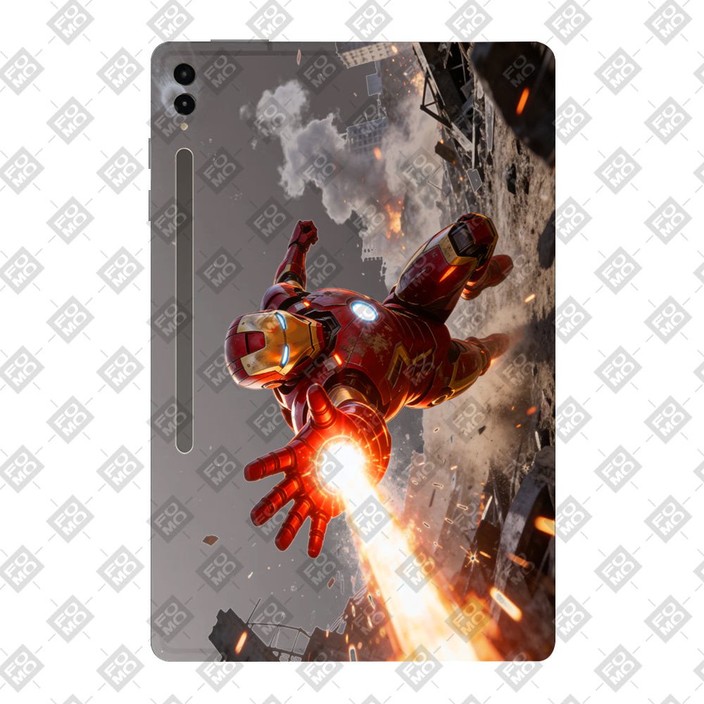 Samsung Galaxy Tab S9 Ultra 5G Transparent Iron Fist Tablet Skin