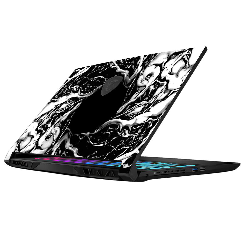Spiderman Web Black MSI Katana 15 B13V Laptop Skin
