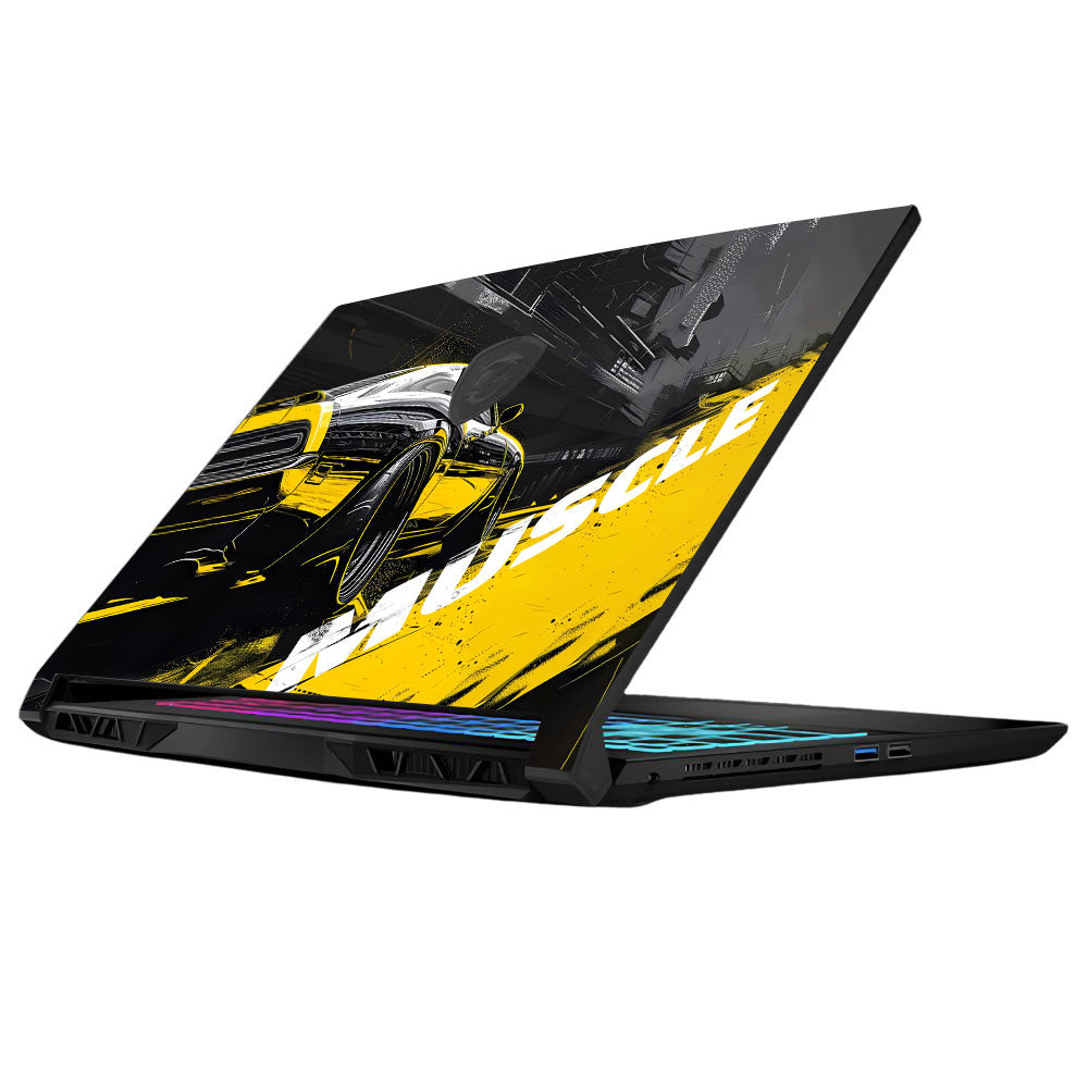 Black Muscle MSI Katana 15 B13V Laptop Skin