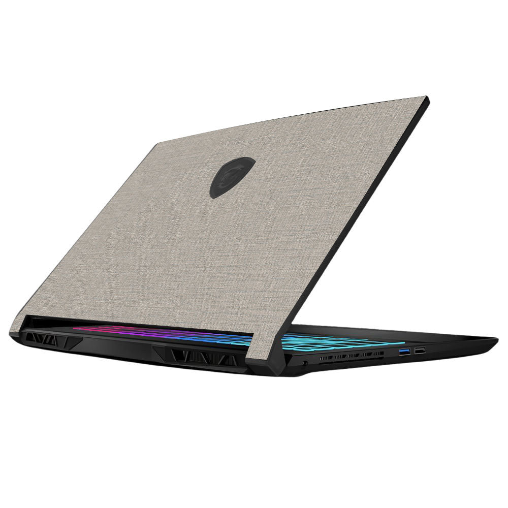 Textured Fabric Grey MSI Katana 15 B13V Laptop Skin