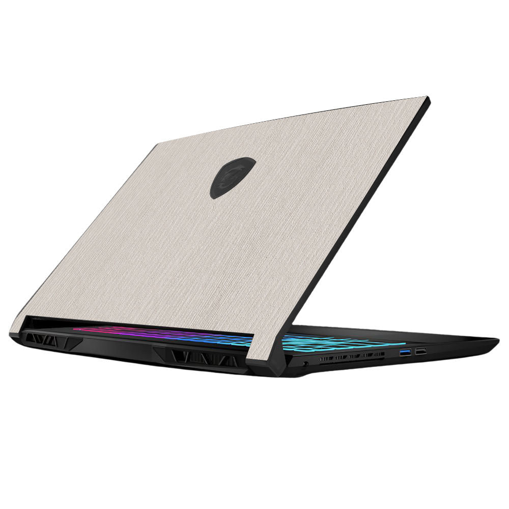 Textured White Wood MSI Katana 15 B13V Laptop Skin