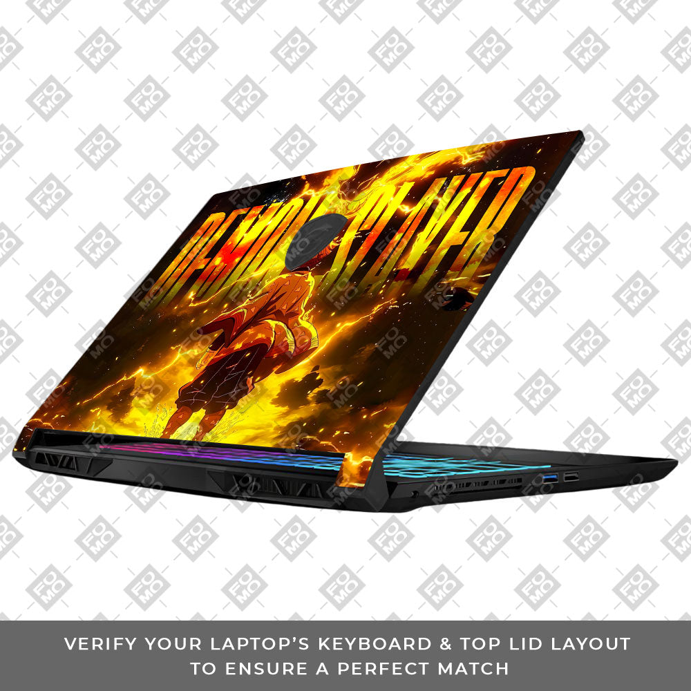 Zenitsu Lightning Strike MSI Katana 15 B13V Laptop Skin